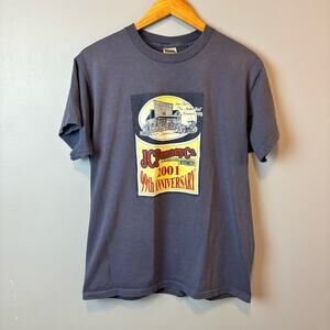 Retro JC Penney Tee 99th Anniversary T-Shirt Graphic Blue 2001